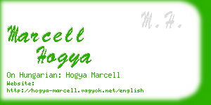 marcell hogya business card